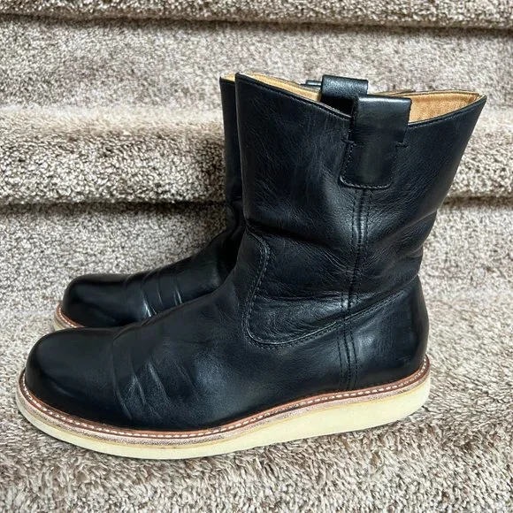 Coach | Shoes | Coach Warren Mens Black Leather Boots | Poshmark display picture 1